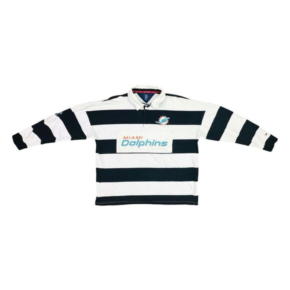 Tommy Hilfiger x NFL Miami Dolphins Rugby Shirt - Size XXL - Picture 3 of 7